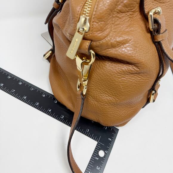 Michael Kors Brown Camel Bedford Legacy Medium Convertible Satchel Bag Leather - Picture 16 of 16